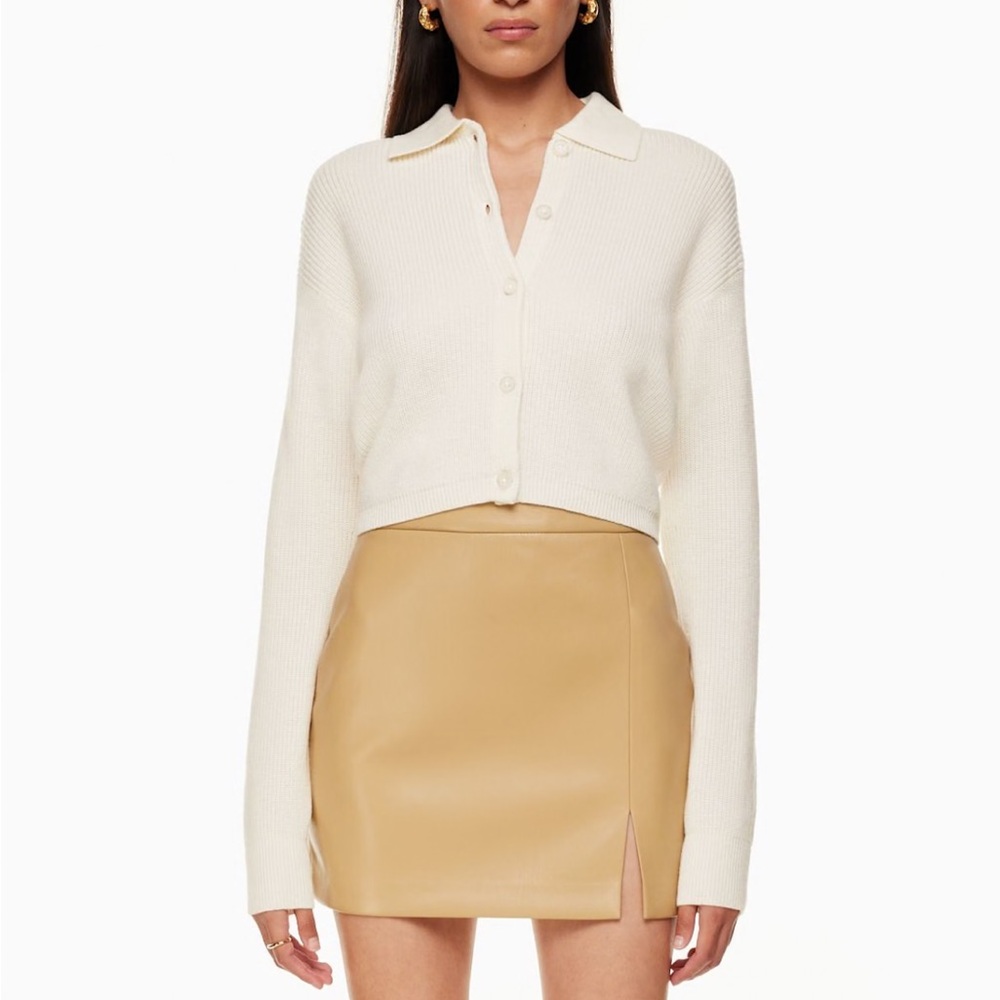 Aritzia Cream Women's Cardigan